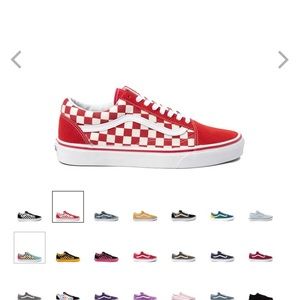 Vans Old Skool Checkerboard Skate Shoes